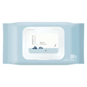 Очищувальні серветки з морською водою ROUND LAB 1025 Dokdo Cleansing Tissue 30 шт